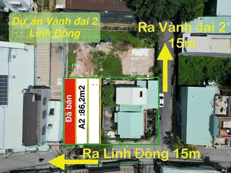 Hiếm đất linh đông mặt tiền kinh doanh ngay sát vành đai 2 kdc hiện hữu xây dựng cao tầng