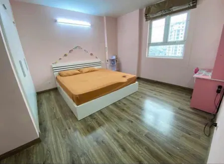Cho thuê căn hộ chung cư Trương Định tầng 7, 102m2, 3 ngủ, 2 WC, 15.5Triệu có slot ô tô