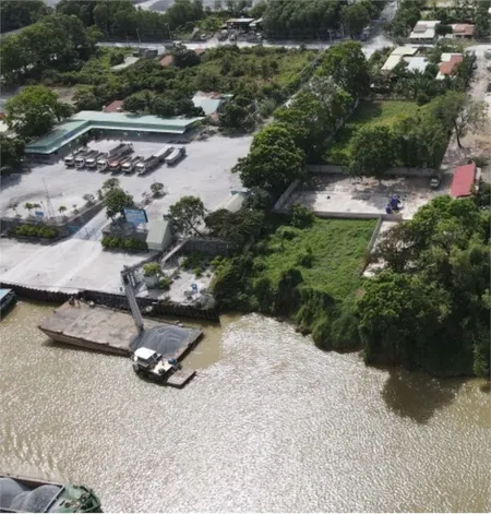 bán bến thủy nội địa, đang cho thuê với thu nhập ổn định, vận hành đường thủy, đường bộ