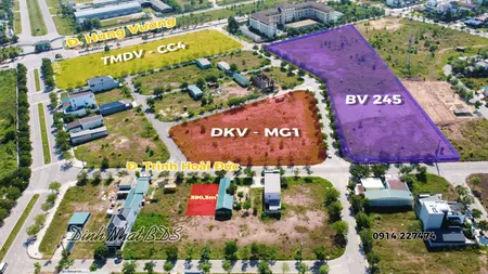 Bán đất nền Kđt Nam Đông Hà 390.3m2 , D23.5M. Trục kinh doanh buôn bán, view đất TMDV.