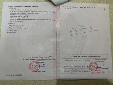 Bán lô đất tuyến 2 đường 402 tư thuỷ hoà nghĩa dương kinh gần ngõ 100 tư thuỷdiện tích 80m2