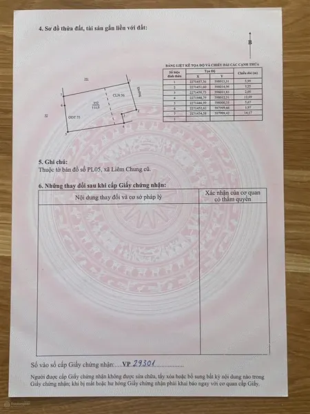 Bán đất tại phường liêm chính, phủ lý, hà nam, 35 triệu/m2, 111 m2