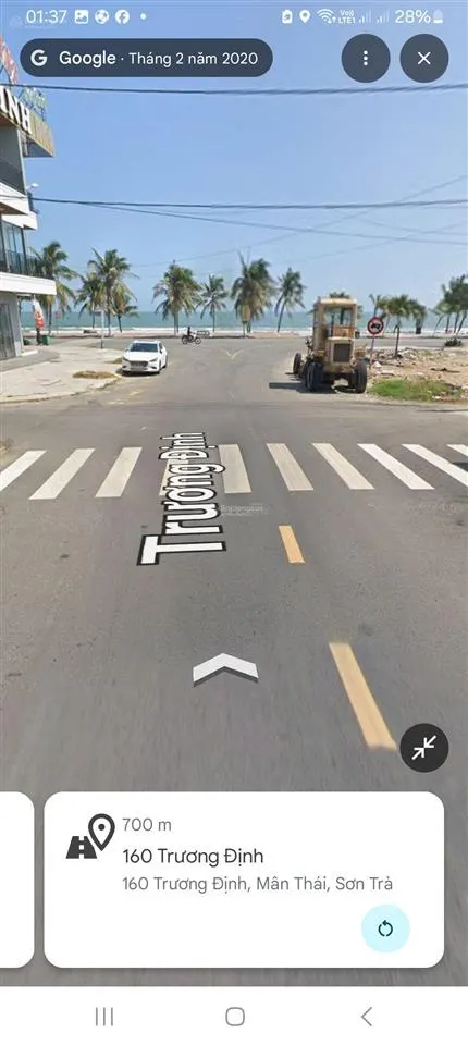Bán lô đất mặt tiền 7m5 đường trương định cách bãi tắm mân thái 400m dt 90m2 giá bán nhỉnh 7 tỷ