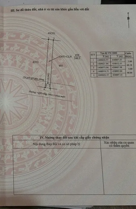 Bán đất 240.1m² giá 1.48 tỷ Phường Tân An