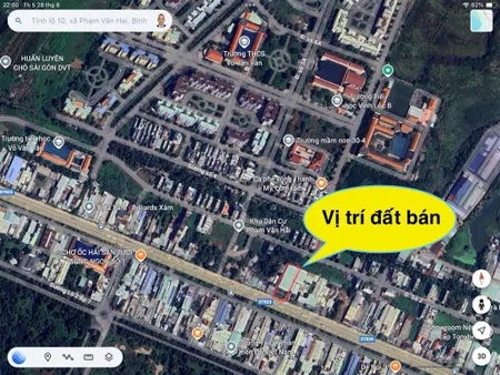 Bán đất 20x56m, thổ cư 882m2, mặt tiền tỉnh lộ 10, x. phạm văn hai, h. bình chánh