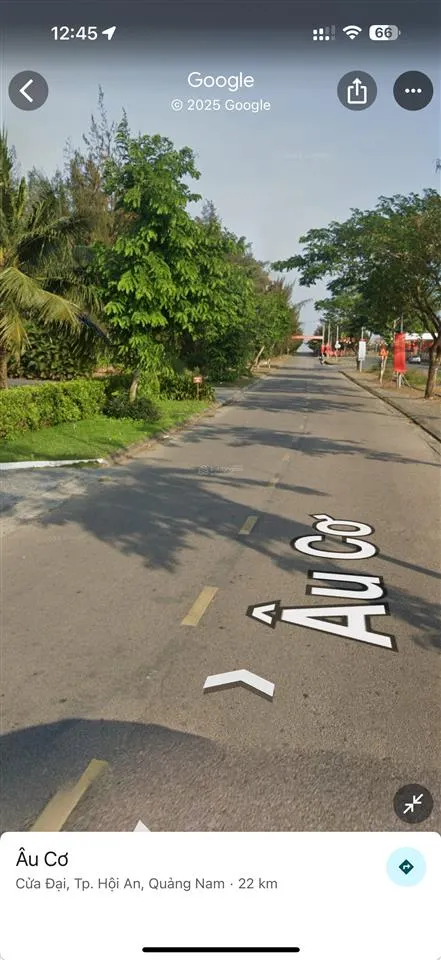 Bán đất tại âu cơ, cửa đại, hội an, 9,75 tỷ, 150m2, hàng hiếm giá cực chất