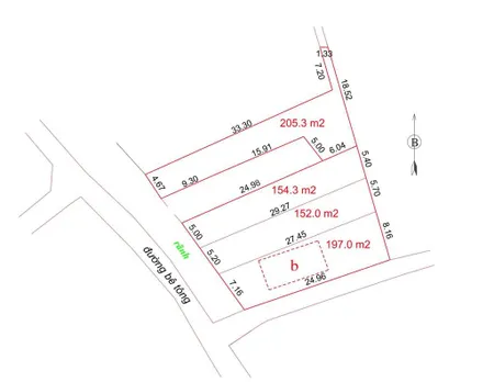 Bán đất mặt đường ở kim anh (cạnh chợ) giá chỉ 3,6 tỷ (có fix), dt 150m2, mặt tiền 7m
