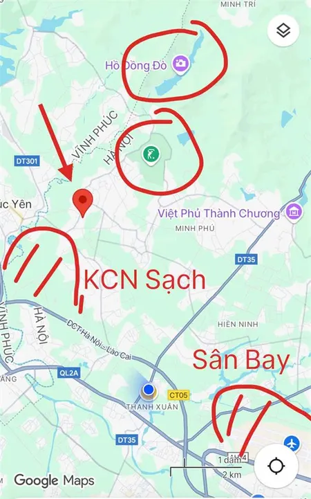 Chỉ 3.27 tỷ full thổ cư 123m2 đất ven hà nội tặng nhà mt 6m gần kcn sạch và du lịch đồng đò