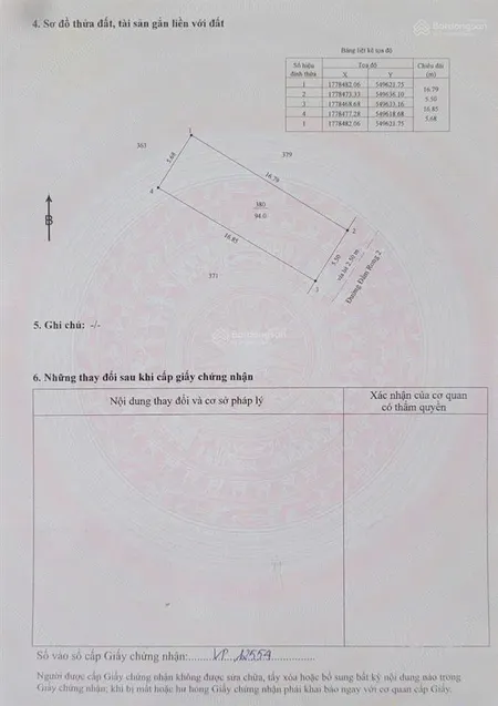 Mặt tiền đường 5m5 cạnh chợ đống đa. s= 94m2 ngang 5m5 đông nam. giá 7.5 tỷ