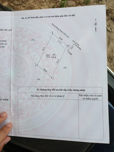 Cần tiền gấp bán cắt lỗ, giảm sâu lô đất mặt tiền đường nhựa