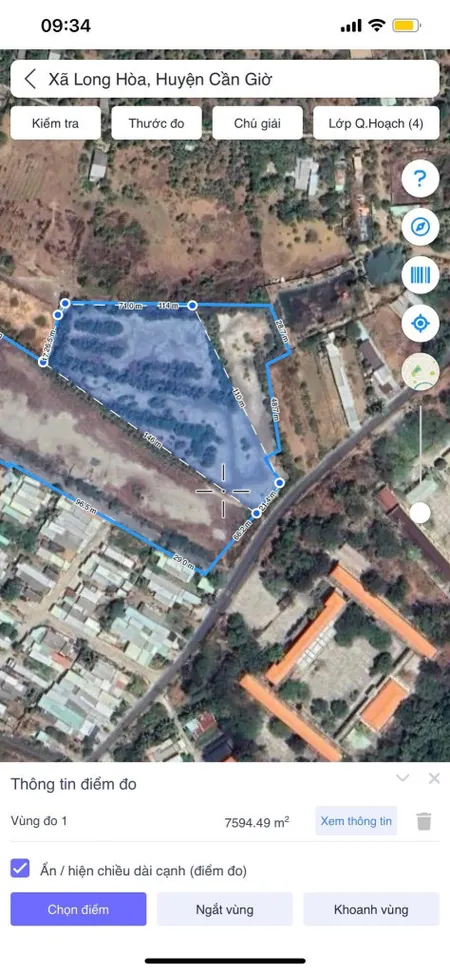 Bán đất 7600m² giá 121.6 tỷ Xã Cần Giờ