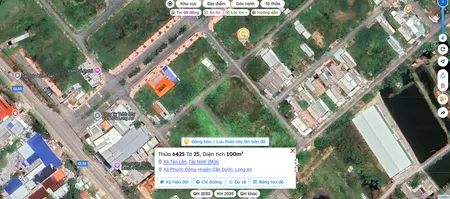 Đất Nền 100m2 Đường số 5 KDC Phước Đông, Cần Đước, Long An