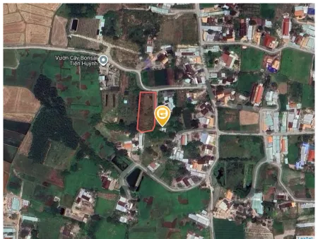 Bán đất 1342.2m² giá 1.2 tỷ Xã Tuy Phước Tây