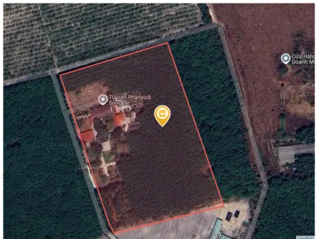 Bán đất 41419m² ngang 5m giá 2.1 tỷ Xã Trừ Văn Thố