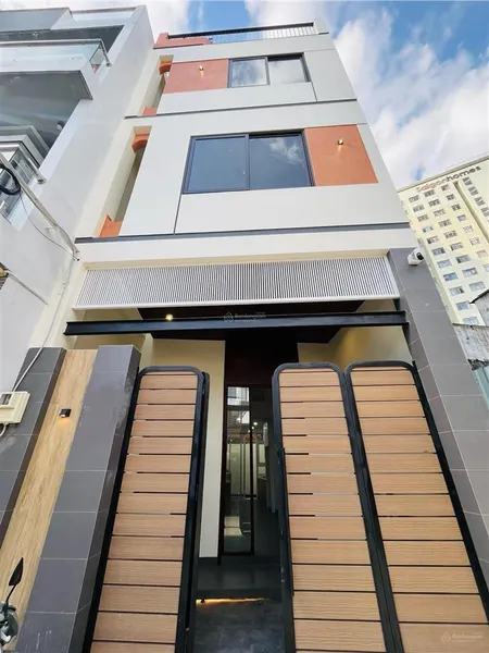 Bán nhà đường hương lộ 2, ngã tư bốn xã, 4.5x13m, 4 tầng btct, tặng nội thất, nhà mới 100%.