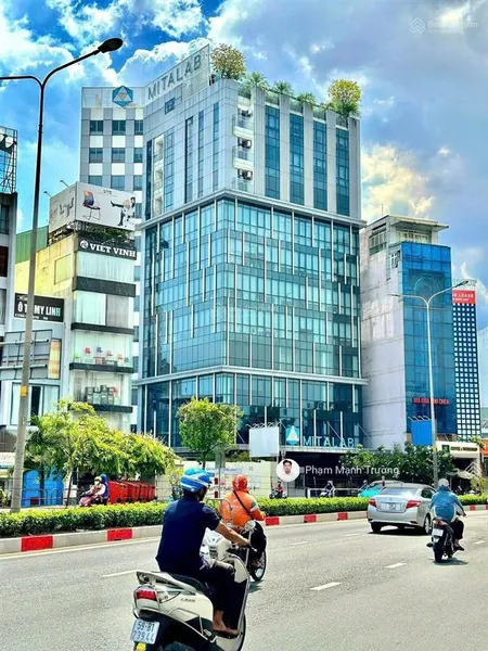 Tòa nhà 9 tầng | góc 2mt số 29b nơ trang long | 10x16.5m | cho thuê 120tr/tháng|