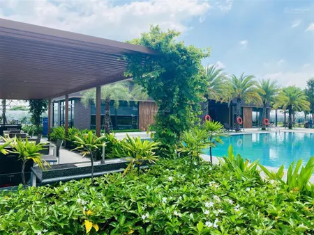 Nhà phố vườn ven sông izumi city 1trệt 2lầu, 7x20.5m, nhà đã xây khu compound 57 tr/m2 đã vat