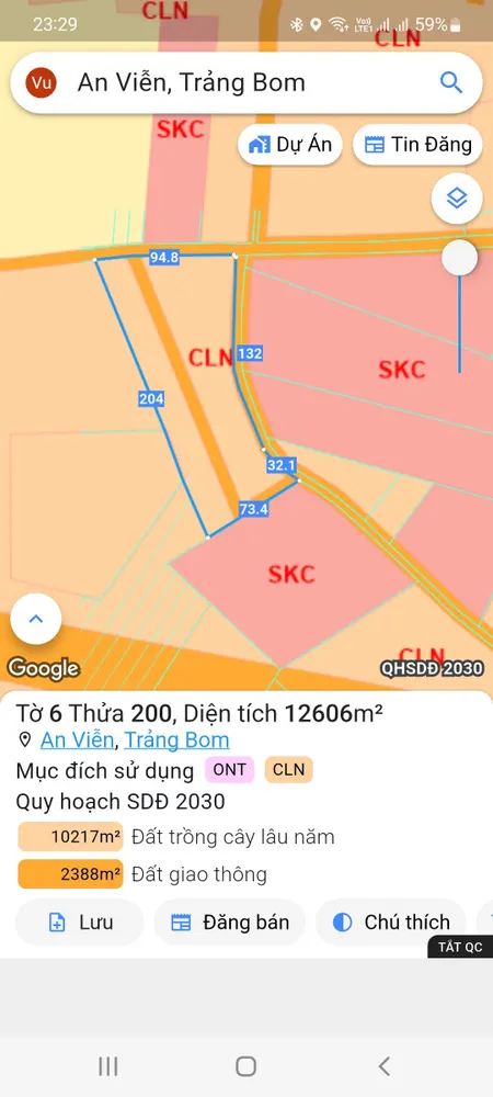 Nhà Đất An Viễn Trảng bom Đồng Nai