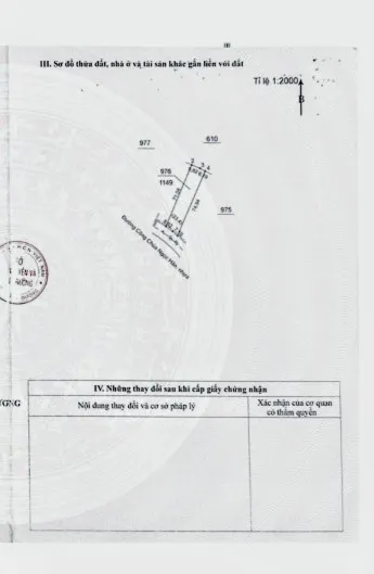 Bán đất 1149m² giá 3.5 tỷ Xã Phú Giáo