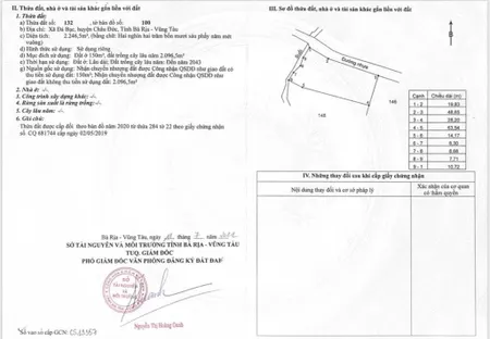 Bán đất thổ cư 550 triệu/140m2 trung tâm ql56, cách bà rịa 15 phút, tiểu học bình ba vào 500m