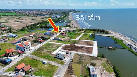 Đất nền hải hoà, thịnh long giá 1tỷ08 dện tích 90m2 đối diện bãi tắm chính khu du lịch