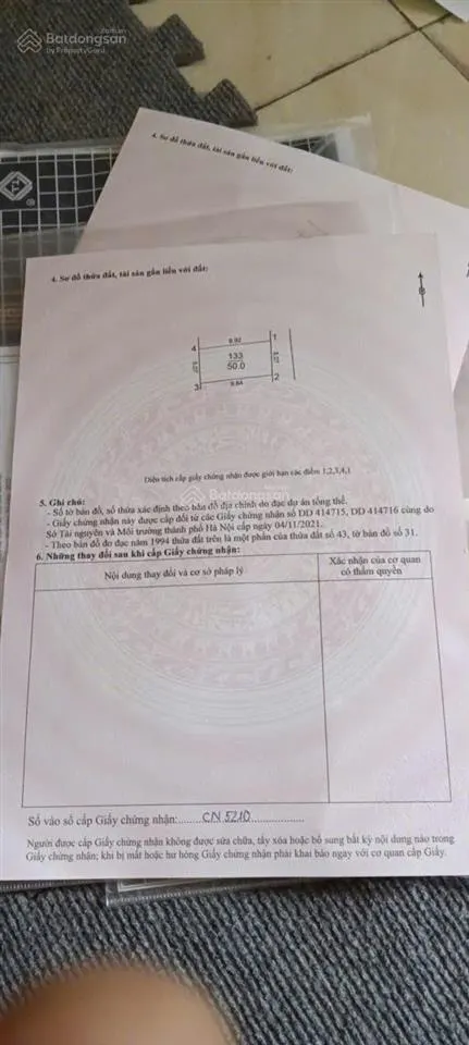 Bán đất tại ngọc chi, 7,4 tỷ, 50m2, đông anh, hà nội