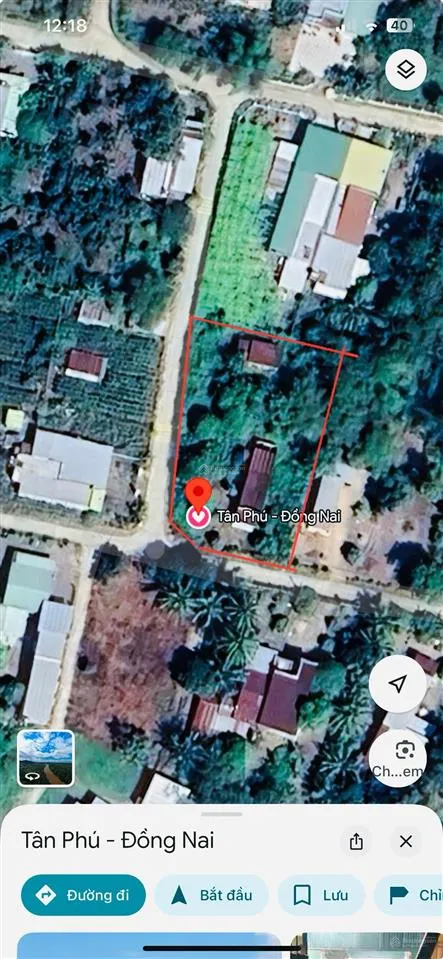 Bán đất chính chủ 1180m2 tại phú điền tân phú (cũ) đồng nai