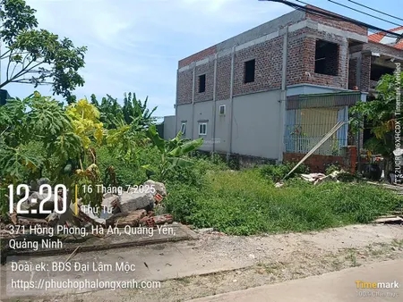 Bán đất thổ cư 108m2 full thổ tại đường hồng phong, phường hà an đối diện hạ long xanh