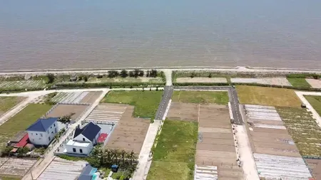 Bán lô đất biển mặt biển quất lâm. diện tích 99m2 (đã có sổ). vị trí đối diện bãi tắm