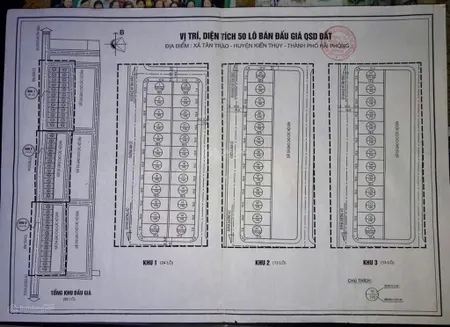 Bán đất kcn tân trào kiến thuỵ