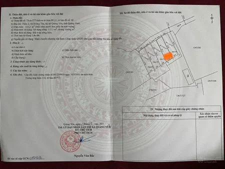 Bán đất 115.3m2 full thổ cư tại thôn 3 hoàng tân lõi dự án hạ long xanh