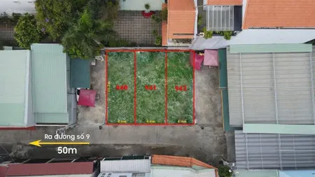 Lô đất full thổ ngay hoàng diệu 2đsố 9p.linh trung khu dân cư văn minhdt 50,6m2 có tl tốt