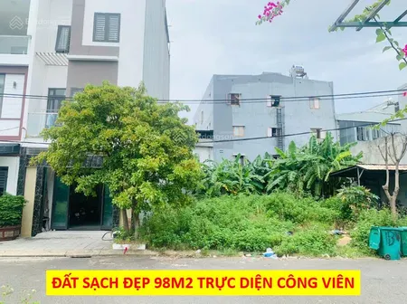 Chỉ 4tỷx có ngay đất tt q. liên chiểu bàu vàng 3 sạch đẹp 98m2 đối diện công viên đường 7m5