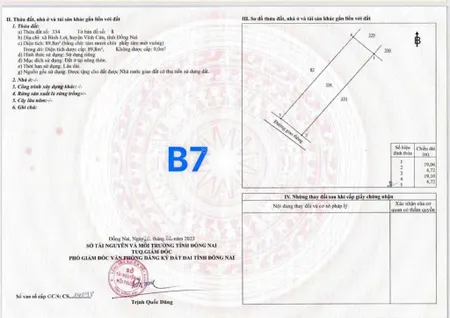 Bán đất nền gần sông đồng nai. 90m2 ngang 4,7m dài 19m. trả trước 300tr sang tên ngay