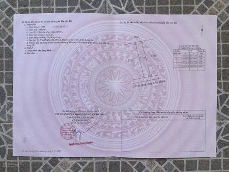 Bán đất nền 105m2, 1,7 tỷ tại đường 826, mỹ lệ, cần đước, long an