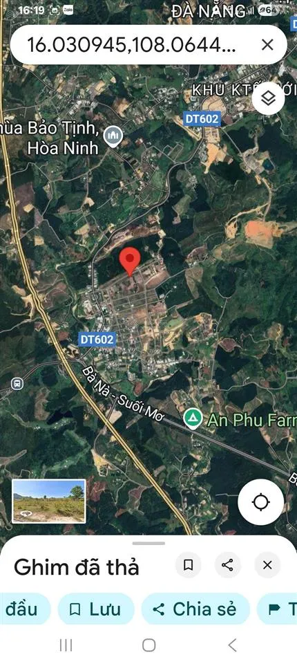 Tôi cần bán 2090m2 đất tái định cư nhà vườn không sinh thái hòa ninh, đà nẵng