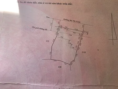 Bán đất MT Bùi Thị Xuân 200m² ngang 8m giá 5.4 tỷ Phường Thủy Xuân