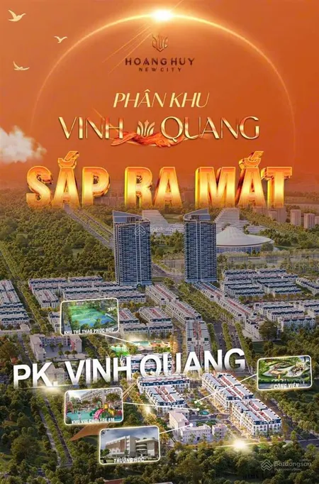 Bắt đầu nhận booking phân khu vinh quang hoàng huy newcity siêu hot quỹ 77m2,84m2 ,90m2 giá cđt
