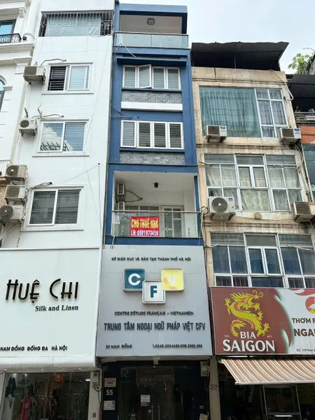 CHÍNH CHỦ CHO THUÊ NHÀ NGUYÊN CĂN 5 TẦNG, 1 TUM - MẶT PHỐ ĐƯỜNG NAM ĐỒNG - ĐỐNG ĐA - HÀ NỘI