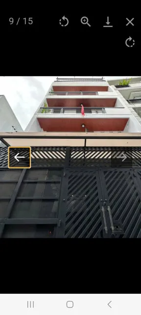 Nhà hẻm ba gác , 37m2 , 5 lầu , Bình Thạnh , giá 8.3 tỷ .