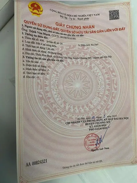 Bán nhanh lô f0 mới toanh tại xã hoàng văn thụ giá chỉ nhỉnh 2ty