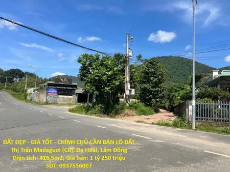 ĐẤT ĐẸP - GIÁ TỐT - CHÍNH CHỦ CẦN BÁN LÔ ĐẤT Thị Trấn Madaguoi (Cũ), Đạ Hoai, Lâm Đồng