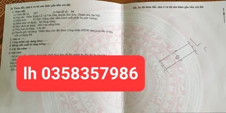 Bán đất 91.3m² ngang 4.79m giá 2.3 tỷ Xã Kim Anh