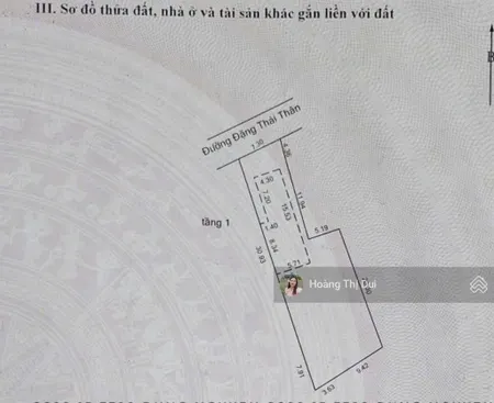 Bán đất có nhà cấp 4 mặt tiền đặng thái thân, hòa hải đường 7.5m câch biển sơn thủy 5p đi bộ
