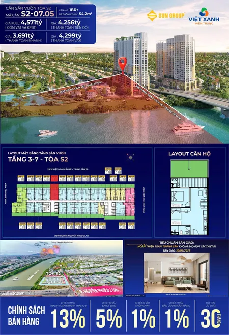 SỞ HỮU CĂN HỘ VIEW SÔNG ĐẸP NHẤT ĐÀ NẴNG