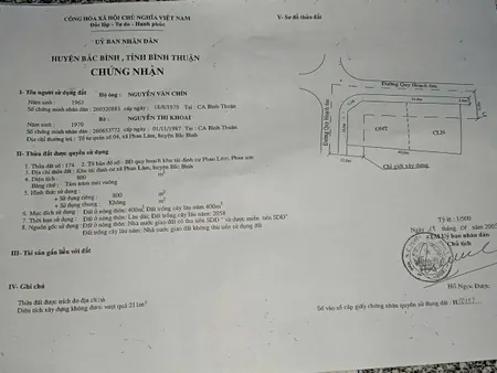 Bán đất 800m² ngang 20m giá 750 triệu Xã Phan Sơn