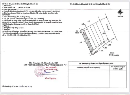 Giá tốt chính chủ cần bán nhanh lô đất vị trí tại huyện di linh, tỉnh lâm đồng