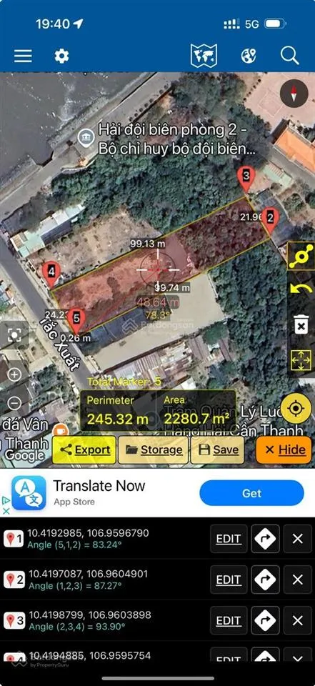 Bán đất tại đường tắc xuất, thị trấn cần thạnh, cần giờ, hồ chí minh, 50 triệu / m2, 1100 m2