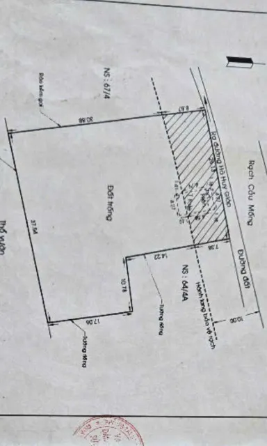 BÁN GẤP 1.233M² ĐẤT MẶT TIỀN THẠNH LỘC 52 Q.12 GIÁ CHỈ 11 TỶ
