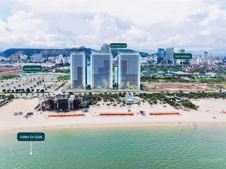 Quỹ căn ngoại giao 1pn+1 view trực diện biển tầng cao tại sun centro town hạ long